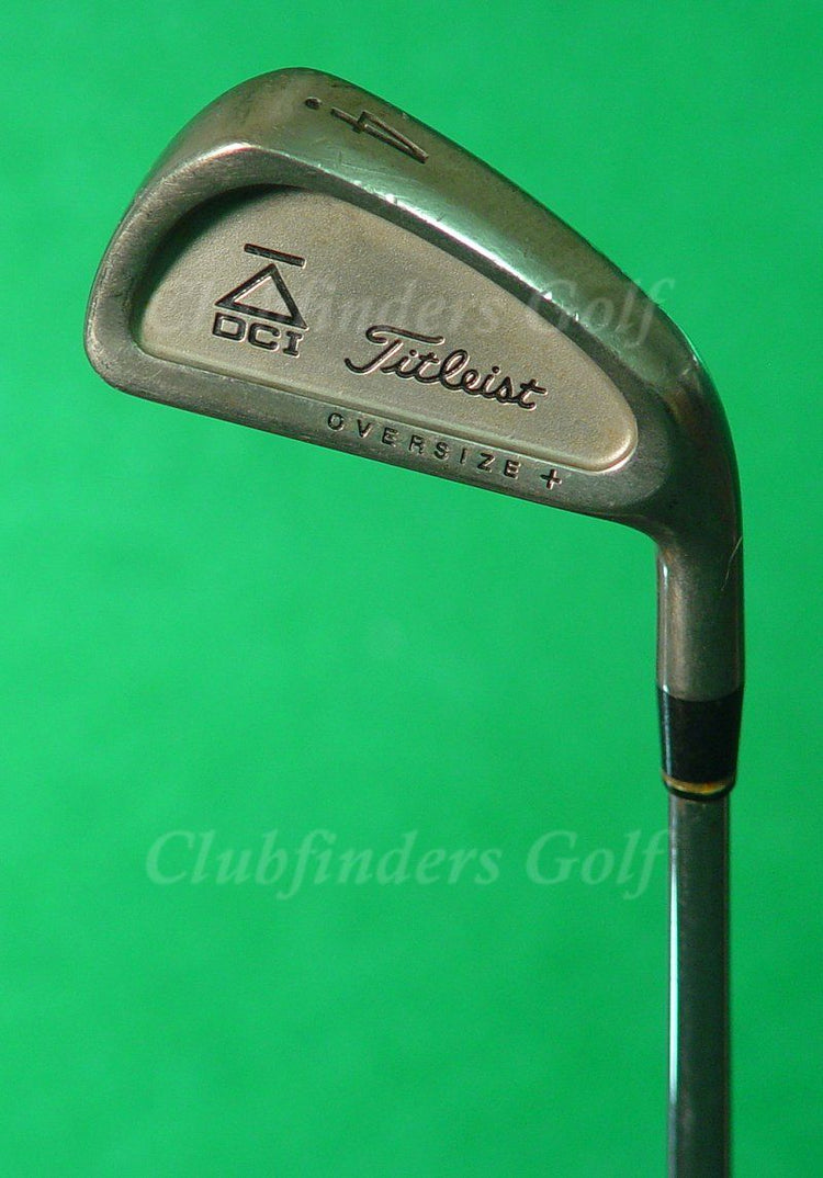 Titleist DCI Black Oversize+ Single 4 Iron Factory TriSpec Steel Stiff