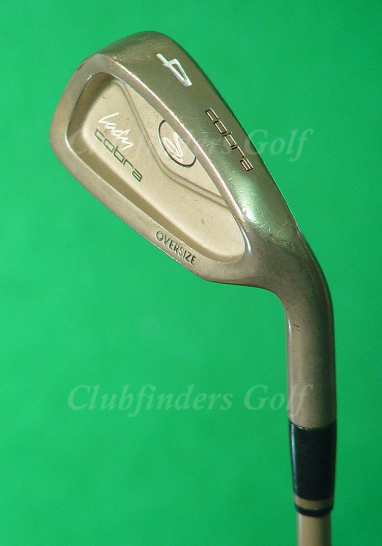 Lady Cobra Original Oversize Champagne Single 4 Iron Factory Graphite Ladies