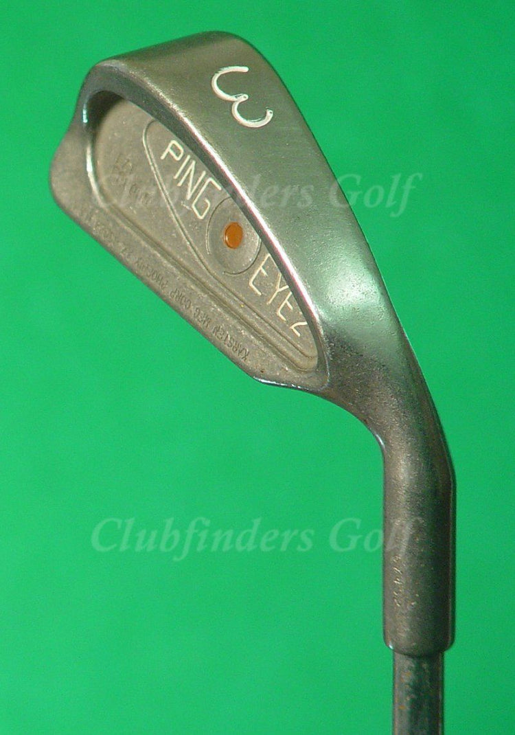 Ping Eye 2 Inverted Karsten Pat Pend Brown Dot Single 3 Iron ZZ-Lite Steel Stiff