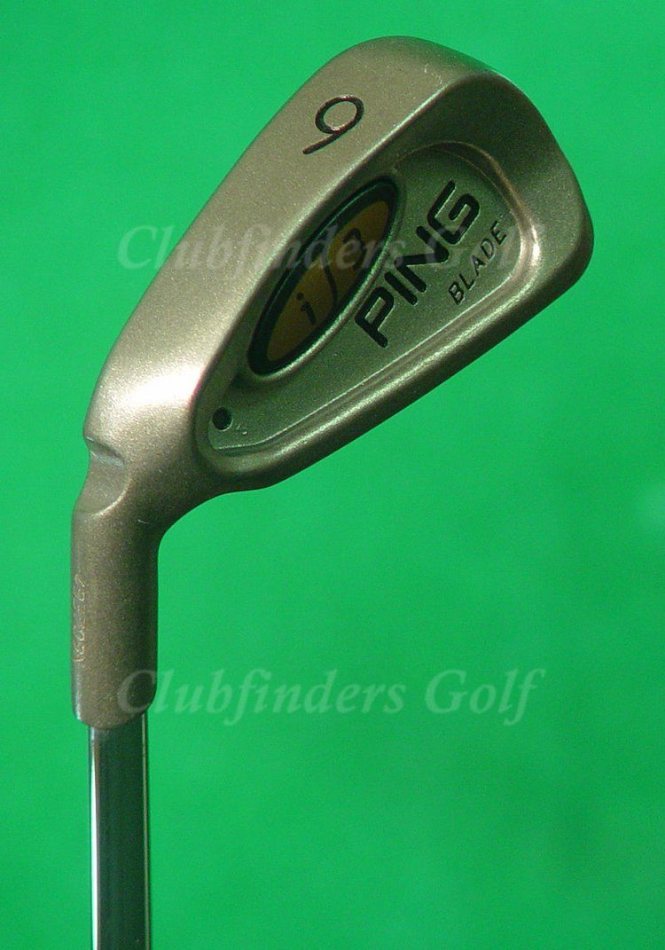 LH Ping i3 Blade Black Dot Single 6 Iron Cushin DGS Steel Stiff