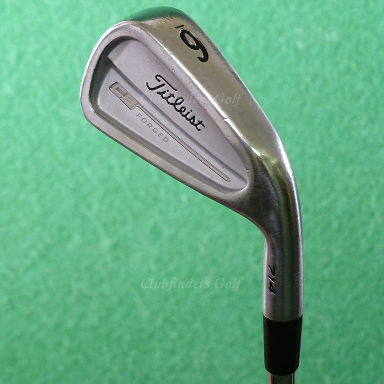 Titleist CB 714 Forged Single 6 Iron Dynamic Gold X100 Steel Extra Stiff