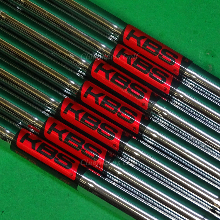 KBS Tour .355 Tapered Stiff Flex Pulled Steel Iron Shafts SET OF 7