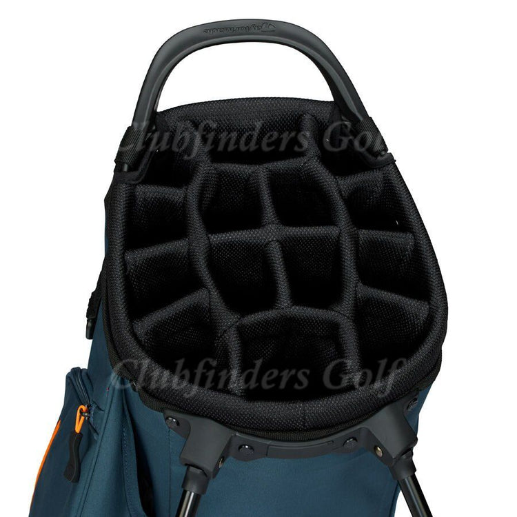 NEW TaylorMade 2026 TM26 FlexTech Navy/Orange Golf Stand Bag w/ Raincover