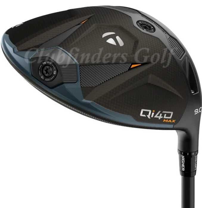 NEW! TaylorMade Qi4D Max 10.5° Driver REAX Blue 50-R Graphite Regular w/HC