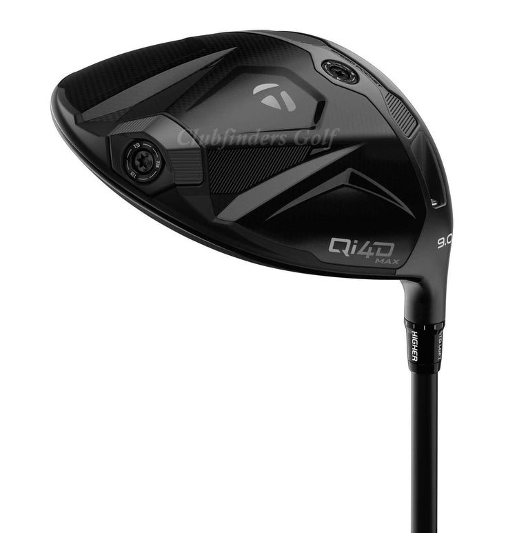 NEW TaylorMade 2026 Qi4D MAX Shadowfall 10.5° Driver REAX Blue 50 Stiff w/ HC