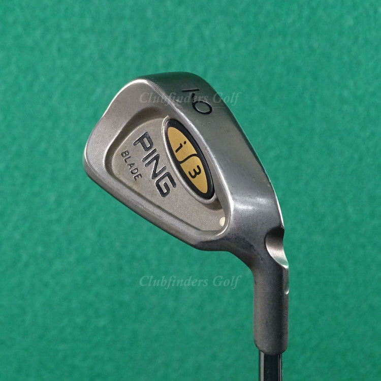 Ping i3 Blade White Dot Single 9 Iron Factory Cushin Z-Z65 Steel Stiff