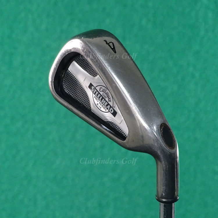 Callaway Steelhead X-14 Pro Series Single 4 Iron Factory Rifle Steel Stiff