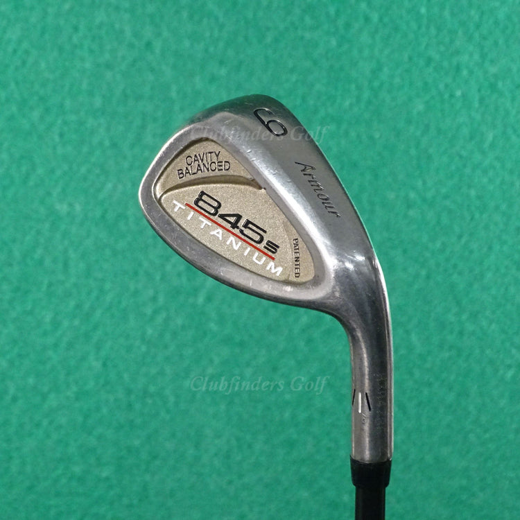 Tommy Armour 845s Titanium Single 9 Iron Factory G-Force 3.3 Graphite Stiff