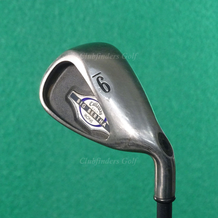Lady Callaway Big Bertha 2002 Single 9 Iron Factory RCH 65i Graphite Ladies