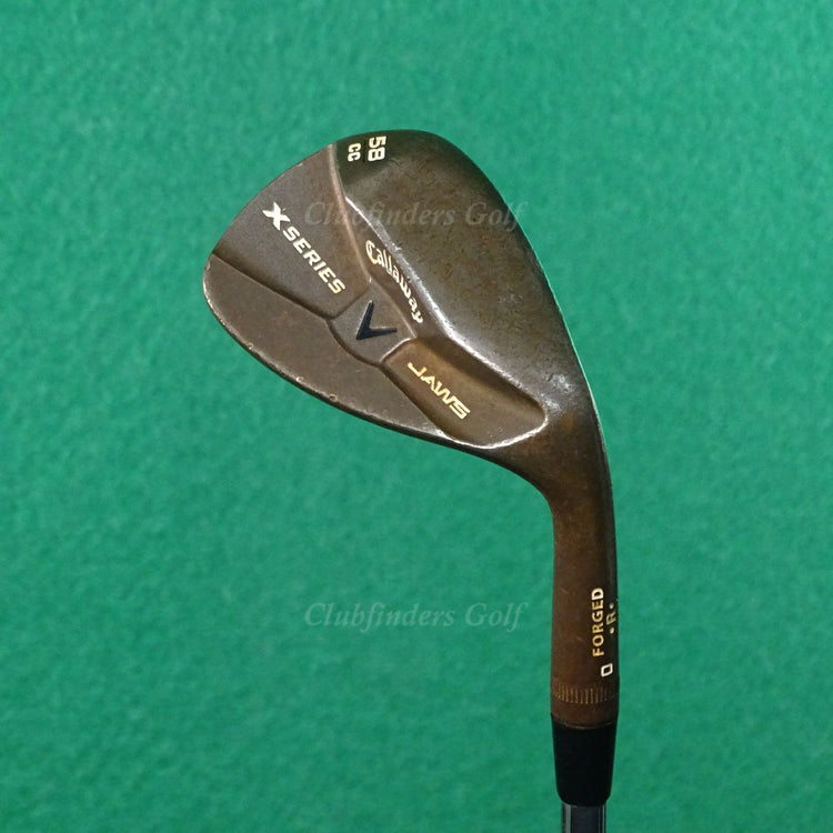 Callaway X Series Jaws CC Slate 58-0 58° LW Lob Wedge Factory Steel Wedge