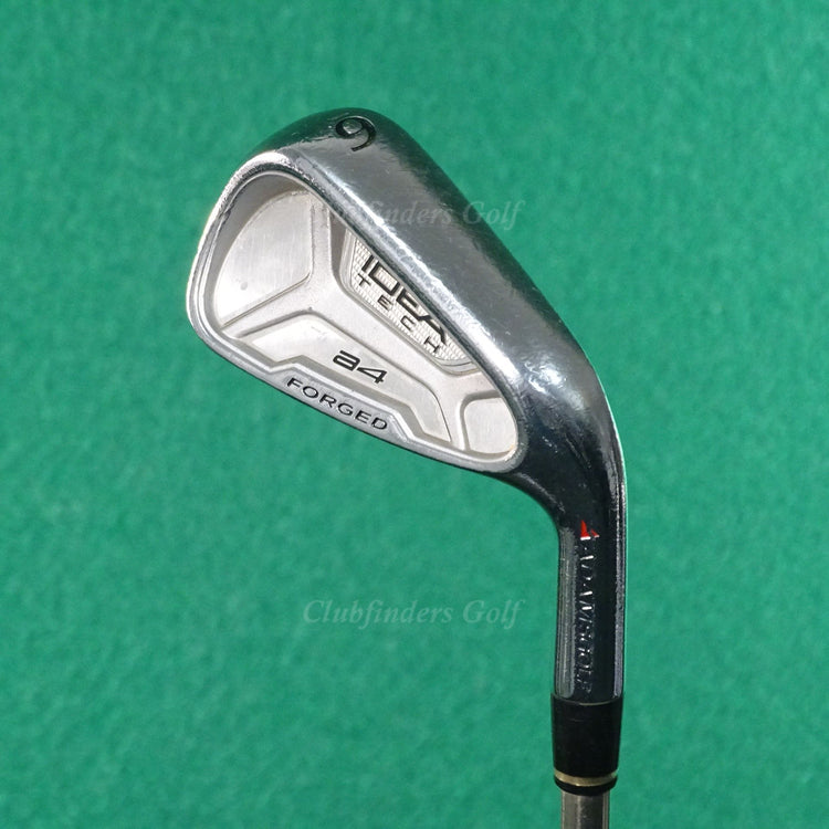 Adams Golf Idea Tech a4 Forged Single 6 Iron True Temper Black Gold Steel Stiff