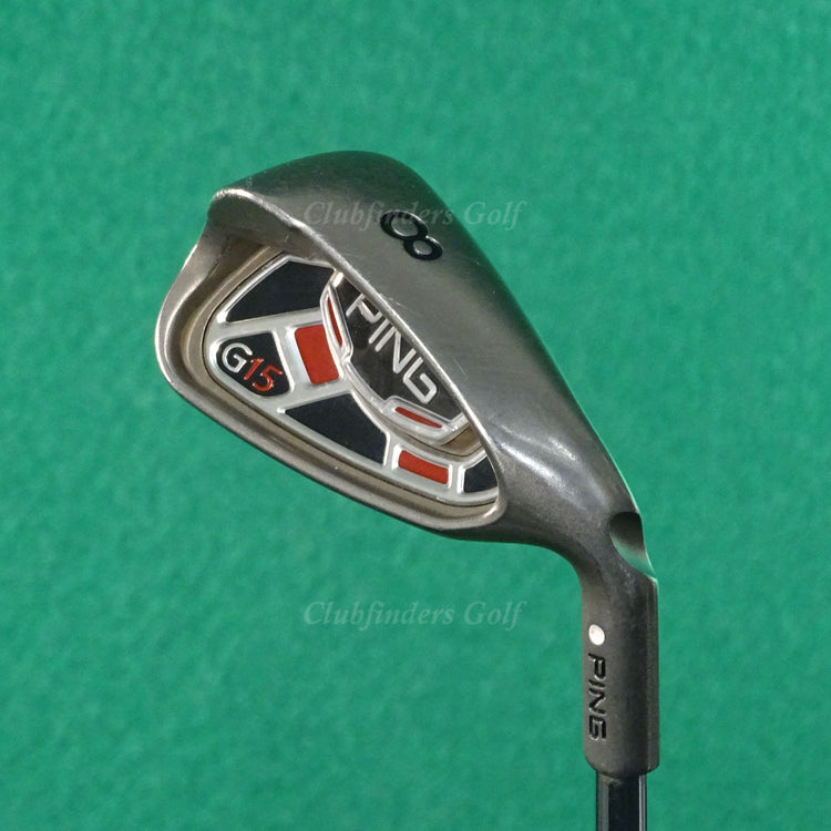 Ping G15 White Dot Single 8 Iron Factory AWT Steel Stiff