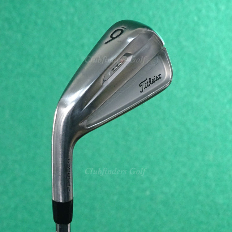 LH Titleist 2021 T100s Forged Single 6 Iron TT DG 105 VSS Pro S300 Steel Stiff