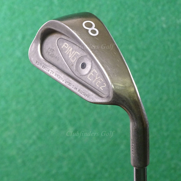 Ping Eye 2 Inverted Karsten Pat Pend Black Dot Single 8 Iron Factory Steel Stiff