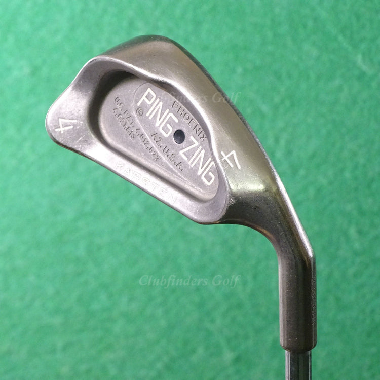 Ping Zing Stainless Black Dot Single 4 Iron Cushin JZ Steel Stiff