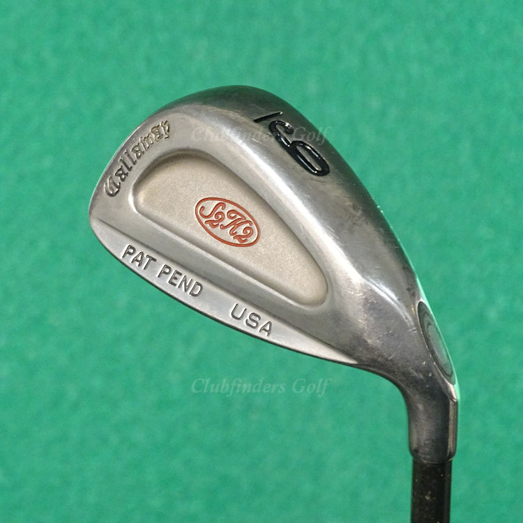 Callaway S2H2 Patent Pending Single 9 Iron Factory RCH 60 Graphite Firm *READ*