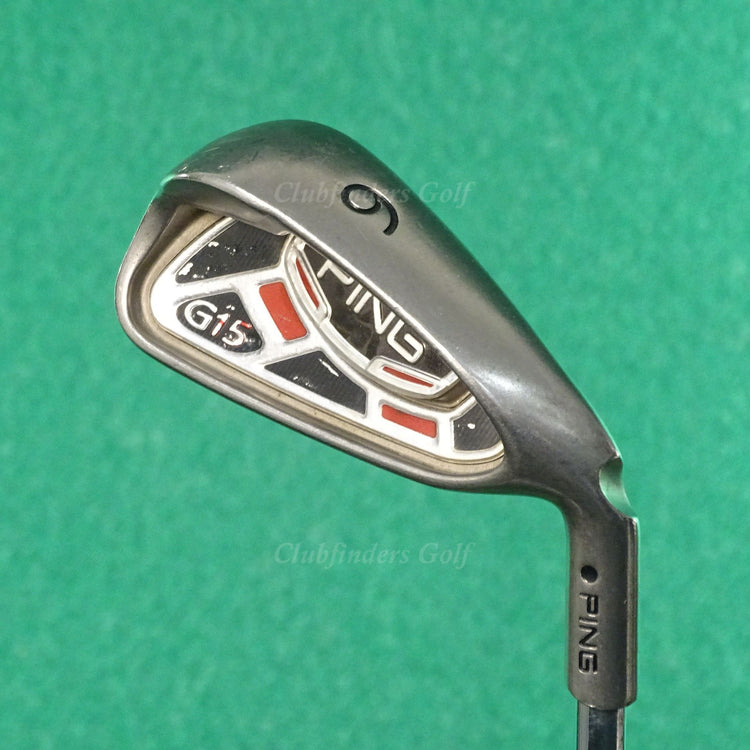 Ping G15 Black Dot Single 6 Iron Factory AWT Steel Regular