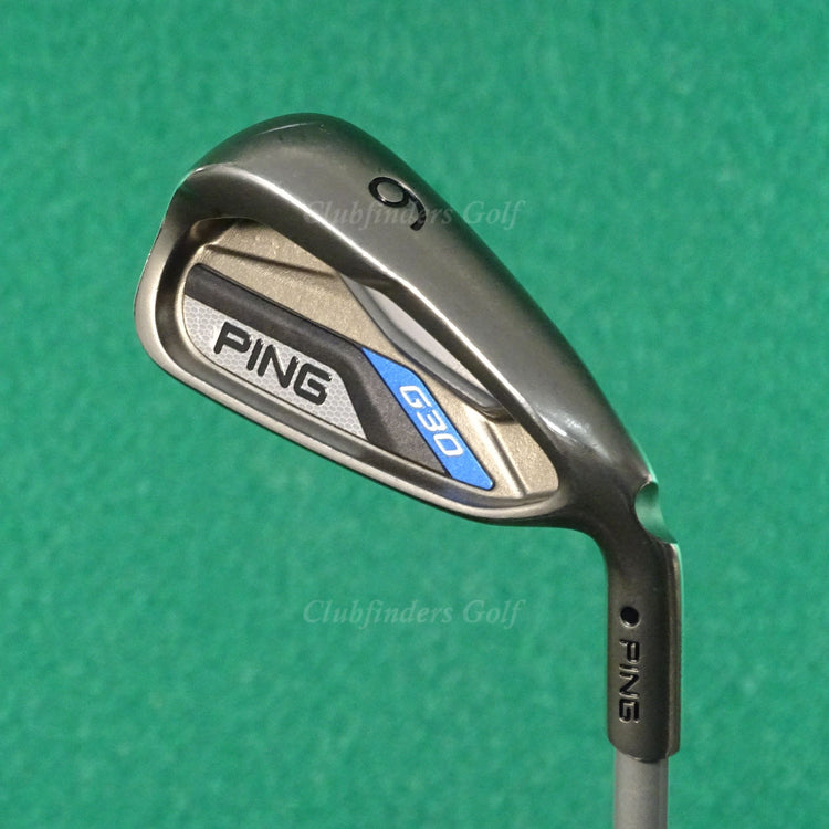 Lady Ping G30 Black Dot Single 6 Iron Snake Eyes Indigo Graphite Ladies