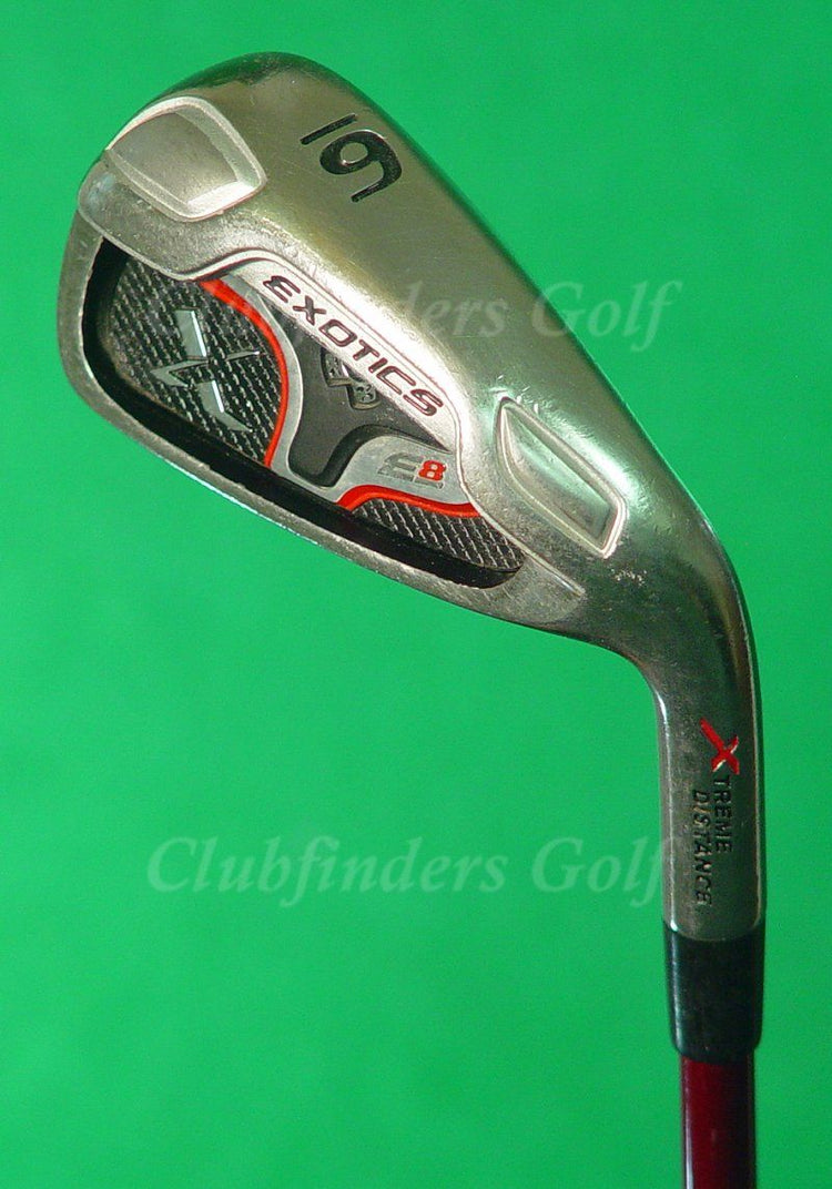 Tour Edge Exotics E8 Single 6 Iron Matrix Ozik HD 6Q3.1 Red Tie Graphite Regular