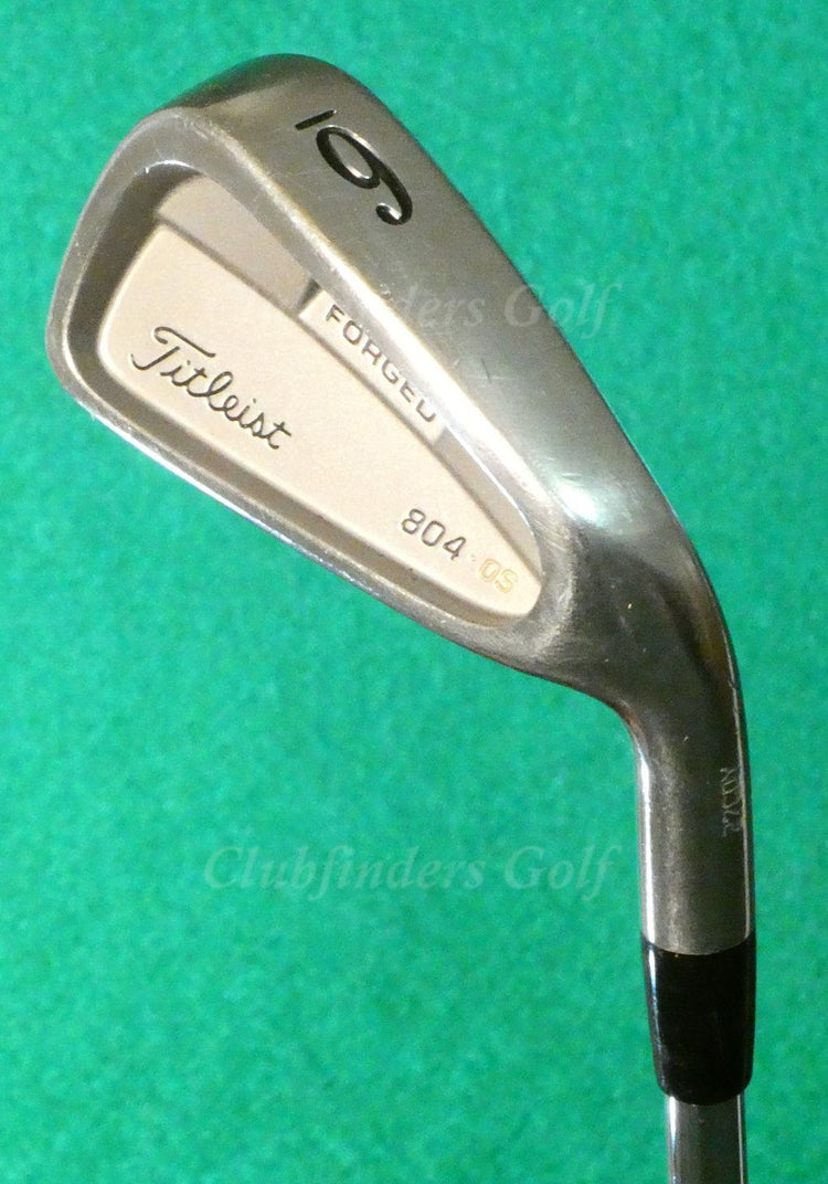 Titleist 804.OS Forged Single 6 Iron Factory NS Pro 970 Steel Regular