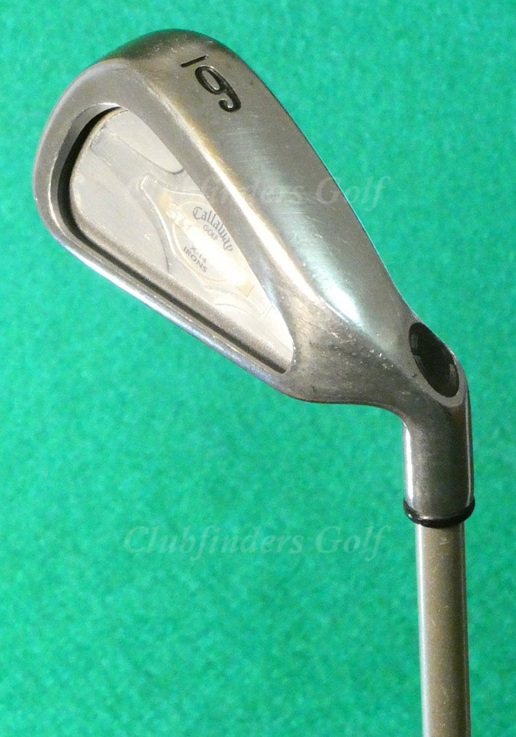 Lady Callaway Steelhead X-14 Single 6 Iron Factory Gems Graphite Ladies