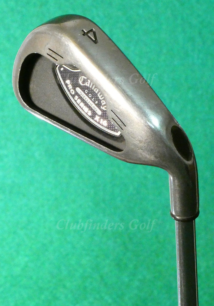 Callaway Steelhead X-16 Pro Series Single 4 Iron Factory Rifle Steel Tour Stiff