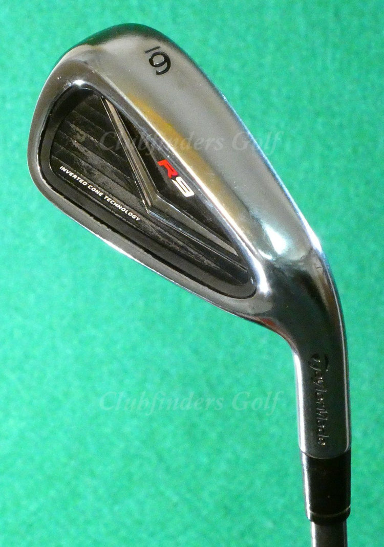 TaylorMade R9 Single 6 Iron Factory Fujikura Motore 65 Graphite Regular