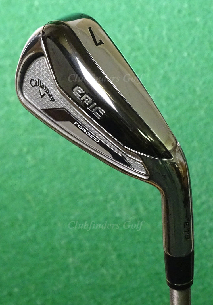 Callaway EPIC Forged E19 Single 7 Iron AeroTech SteelFiber F2 Composite Seniors