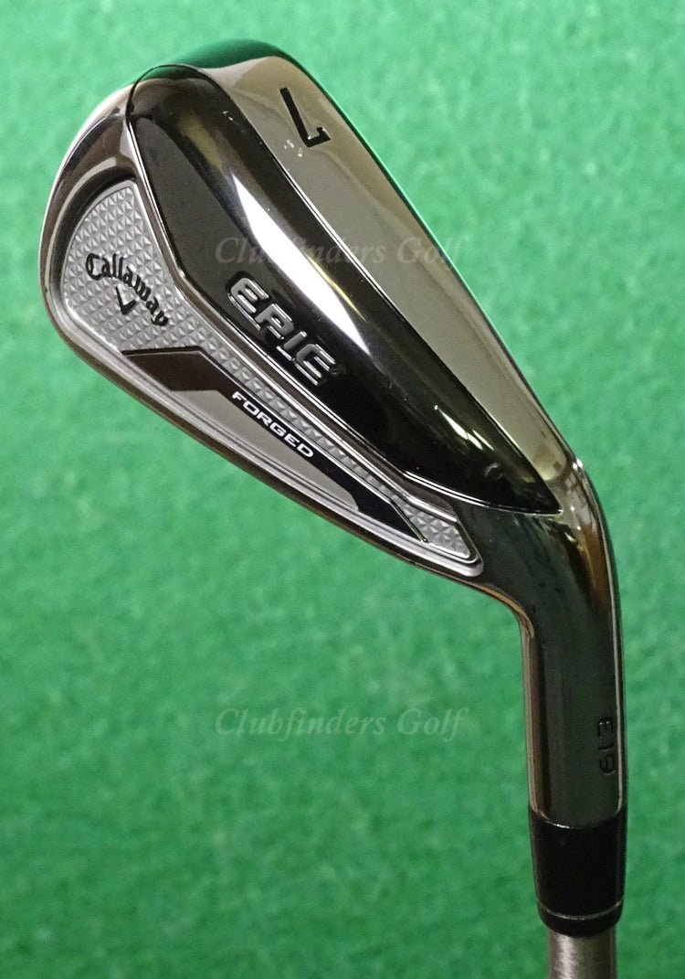 Callaway EPIC Forged E19 Single 7 Iron AeroTech SteelFiber F4 Composite Stiff