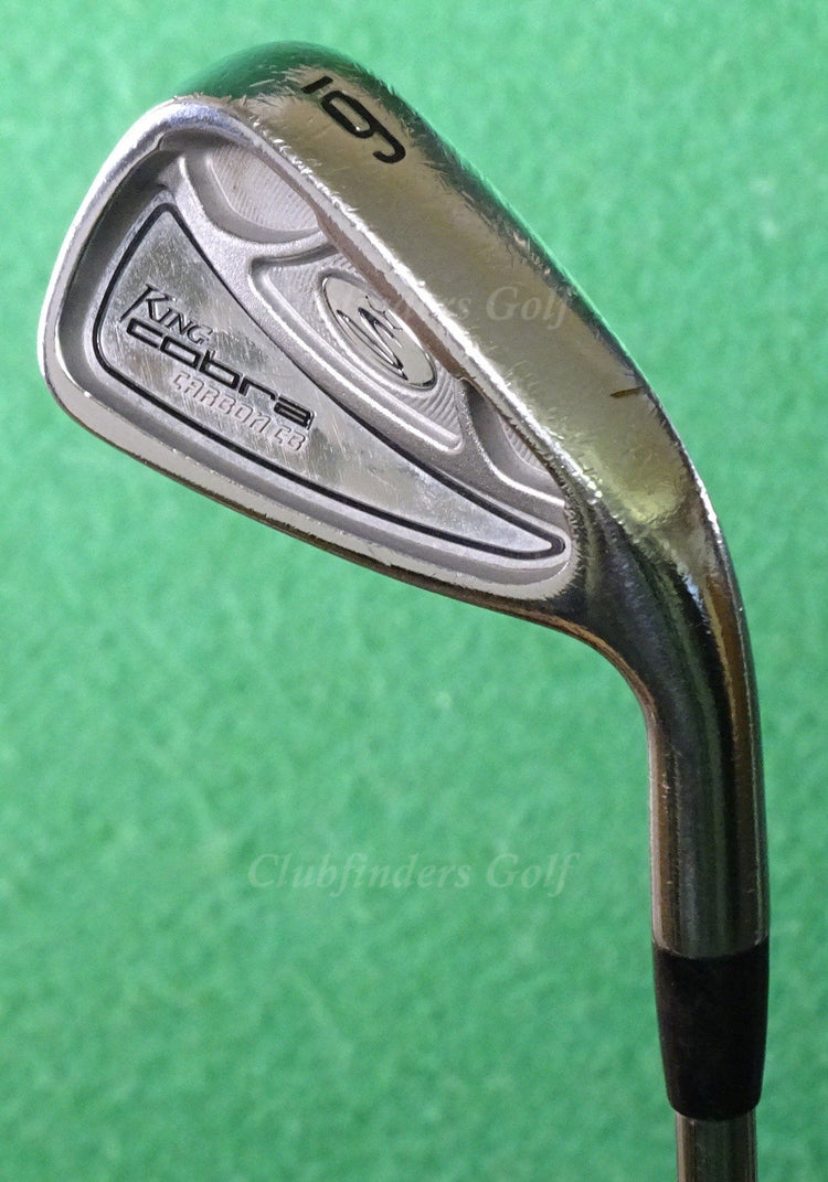King Cobra Carbon CB Single 6 Iron True Temper Dynamic Gold S300 Steel Stiff