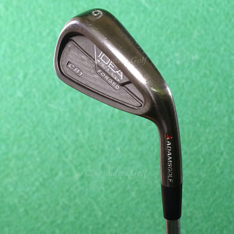 Adams Idea Pro Black CB1 Forged Single 6 Iron Project X Rifle 6.0 Steel Stiff