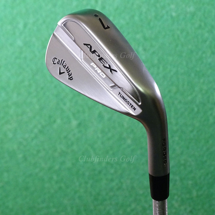 Callaway Apex Pro 2021 Forged Single 7 Iron KBS Tour C-Taper Lite Steel Stiff