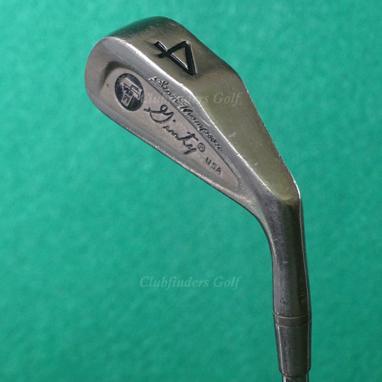 VINTAGE Stan Thompson Ginty Single 4 Iron True Temper Dynamic Steel Regular