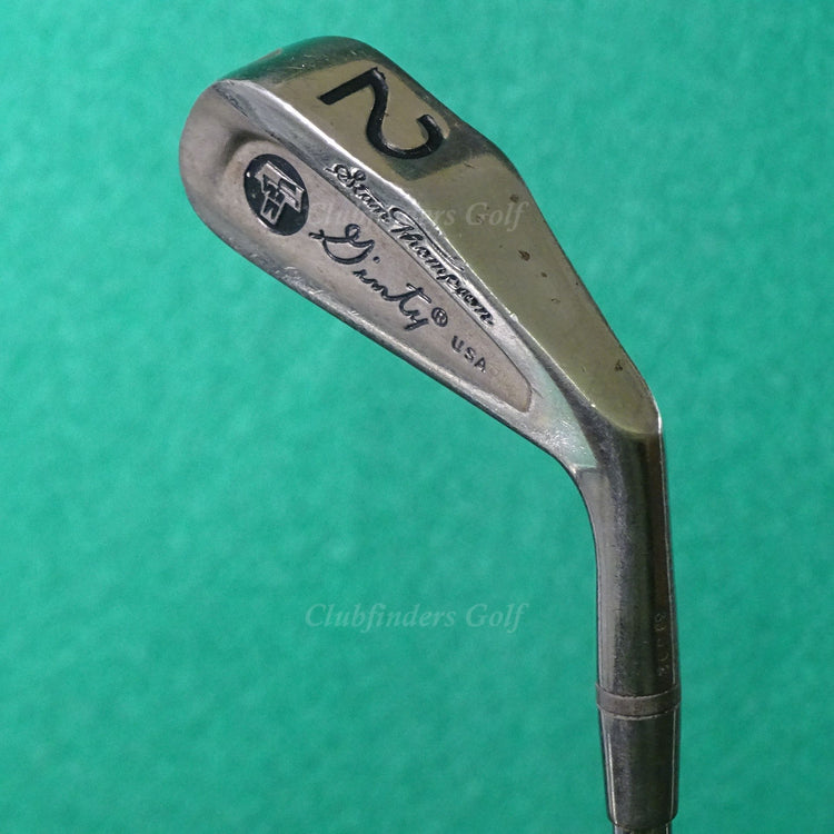 VINTAGE Stan Thompson Ginty Single 2 Iron True Temper Dynalite Steel Stiff