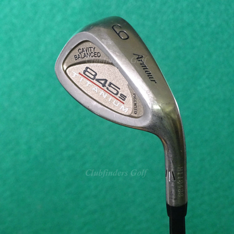 Tommy Armour 845s Titanium Single 9 Iron Factory G-Force 3.3 Graphite Stiff