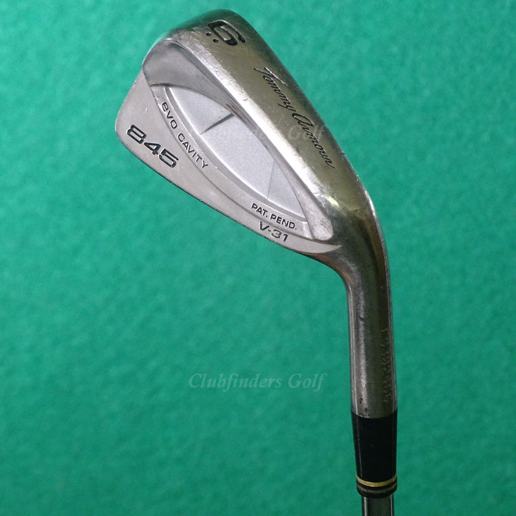 Tommy Armour 845 EVO Cavity V-31 Single 6 Iron True Temper Tri-Gold Steel Stiff