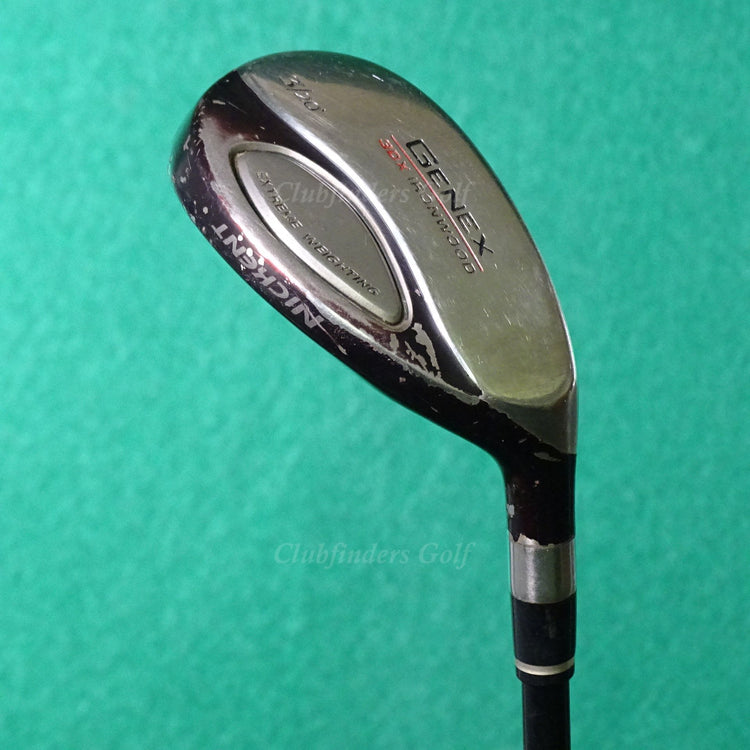 Nickent Genex 3DX Ironwood 20° Hybrid 3 Iron Speed Rated 75 Graphite Stiff