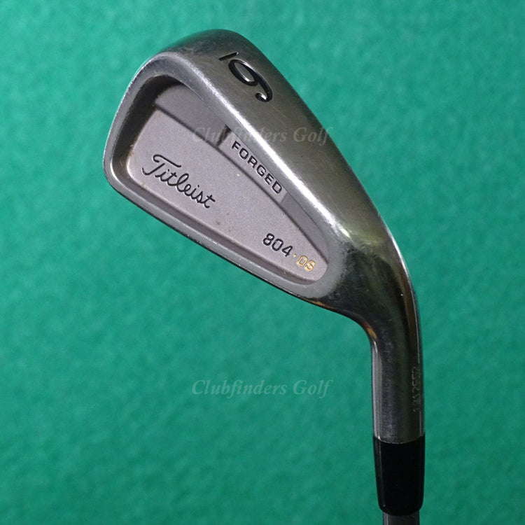 Titleist 804.OS Forged Single 6 Iron Factory 3980 Graphite Regular