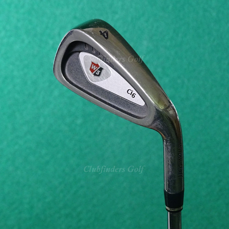 Wilson Staff Ci6 Single 4 Iron True Temper Taper Tech-CL Steel Regular