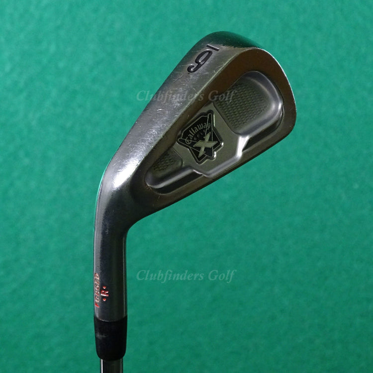 LH Callaway X-Forged 2009 Single 6 Iron Dynamic Gold SL R300 Steel Regular