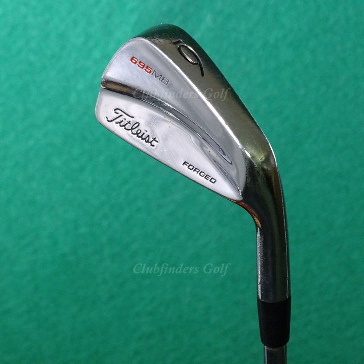 Titleist 695 MB Forged Single 6 Iron Dynamic Gold Lite S300 Steel Stiff