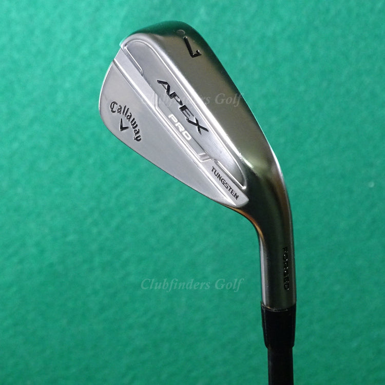 Callaway Apex Pro 2021 Forged Single 7 Iron KBS TGI 90 Graphite Stiff