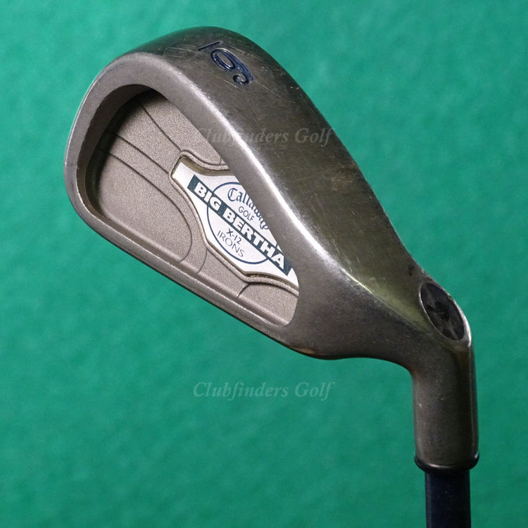 Lady Callaway Big Bertha X-12 Single 6 Iron Factory Gems 99 Graphite Ladies