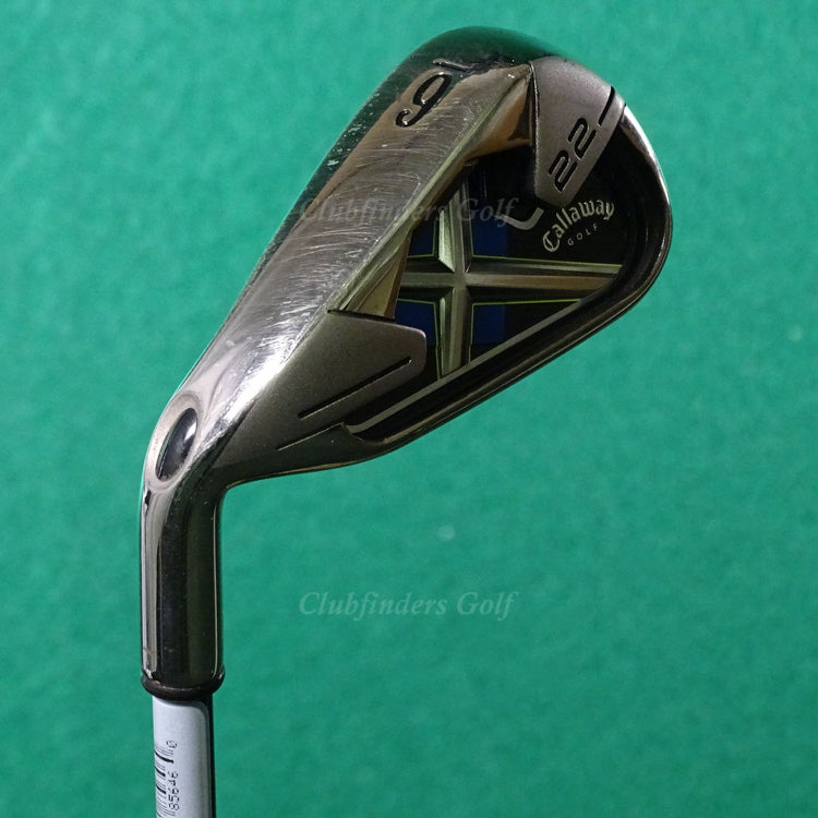 LH Callaway X-22 Single 6 Iron Factory 65G Graphite Seniors