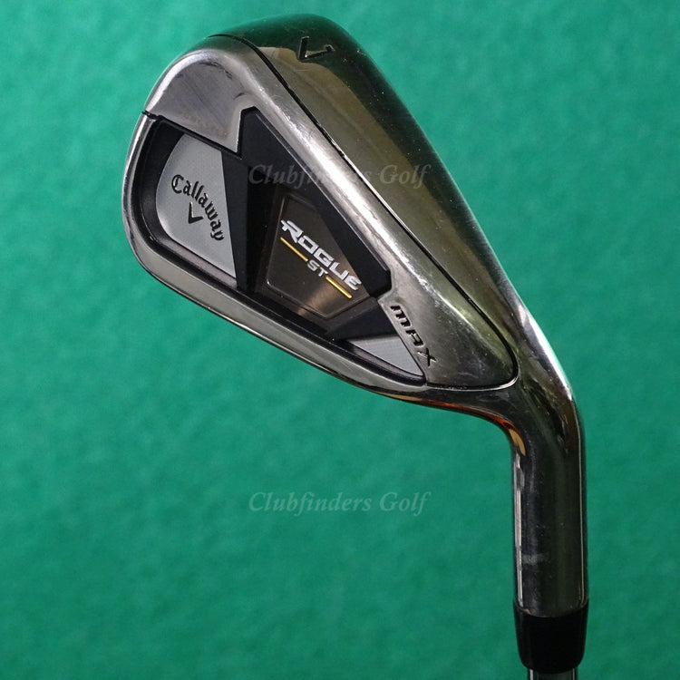 Callaway Rogue ST MAX Single 7 Iron True Temper Elevate MPH 95 Steel Regular