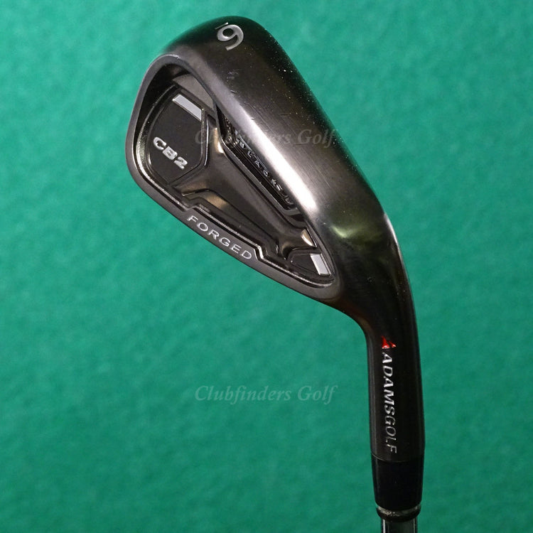 Adams Golf Idea Black CB2 Forged Single 6 Iron Project X Rifle 6.0 Steel Stiff