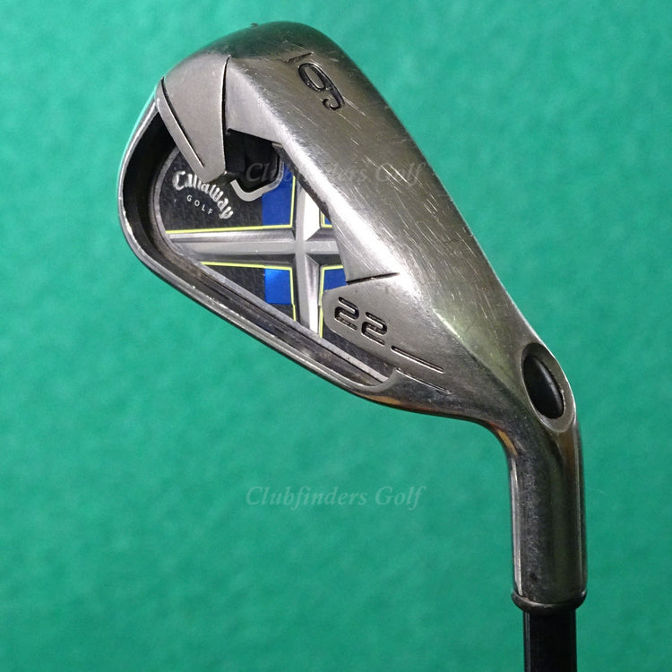 Callaway X-22 Single 6 Iron Factory 75g Graphite Regular