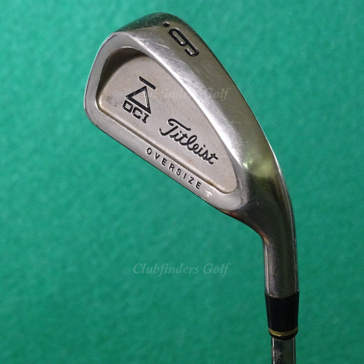Titleist DCI Black Oversize+ Single 6 Iron Precision Rifle FCM 5.0 Steel Regular