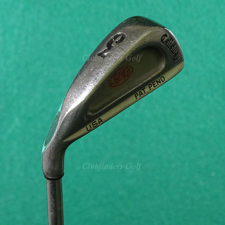 LH Callaway S2H2 Patent Pending Single 3 Iron Factory Memphis 10 Steel Uniflex