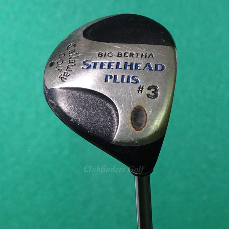 Callaway Big Bertha Steelhead Plus Fairway 3 Wood Factory Steel Uniflex